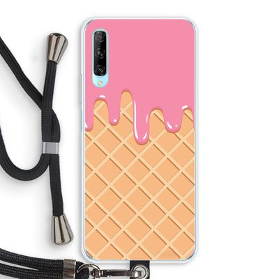 Ice cream: Huawei P Smart Pro Transparant Hoesje met koord