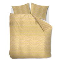 Ariadne at Home dekbedovertrek Knit Stripes - Geel - Lits-jumeaux 240x200/220 cm - thumbnail