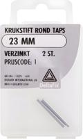 Krukstift rnd taps 23mm verz 2st - Deltafix