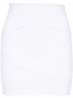 Balmain minijupe à taille haute - Blanc