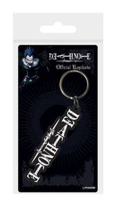 Death Note Rubber Keychain Logo 6 cm