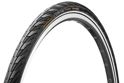 Continental Buitenband contact 28 x 1.25" / 32-622 - zwart met reflectie