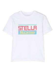 Stella McCartney Kids t-shirt à logo imprimé - Blanc