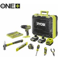 Ryobi RDD18-2C20TAH | Accuboormachine | 18 Volt | 2.0 AH Li-ion + accessoireset 5133005812