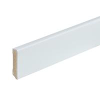 Gelakte plint 70x15 - Praag wit RAL 9010