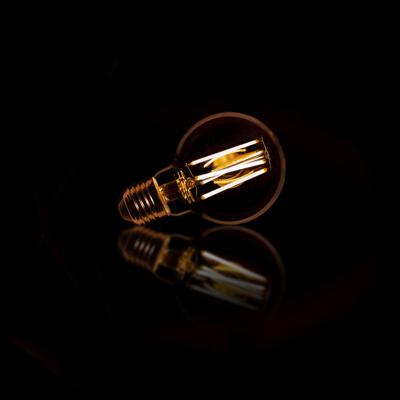 LifestyleFurn Kooldraadlamp 'LED' Bol Ø7cm, Amberkleurig, Dimbaar