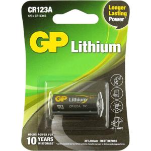 GP Lithium batterij CR123A 1 stuk