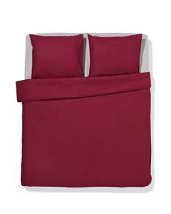 HEMA Dekbedovertrek 240x200/220cm Zacht Katoen Rood (rood)