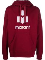 MARANT hoodie à logo imprimé - Rouge