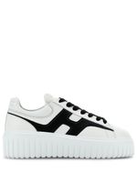 Hogan baskets H-Stripes à plateforme - Blanc