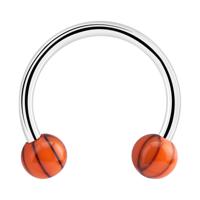 Circular barbell Chirurgisch staal 316L / Acryl Circular Barbells - thumbnail