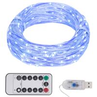 VidaXL Lichtslinger met 300 led&apos;s 30 m blauw