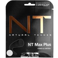 Dunlop Sport NT Max Plus racketbespanning Tennis 1,25 mm Polyester Zwart - thumbnail