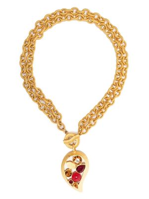 Givenchy Pre-Owned collier à pendentif (années 1990) - Or