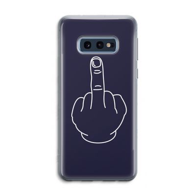 F**k U: Samsung Galaxy S10e Transparant Hoesje