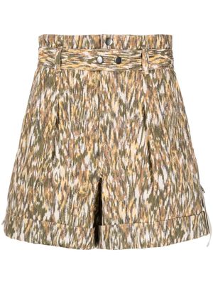 MARANT ÉTOILE short Kaloscoe à ourlet retroussé - Vert