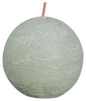 Bolsius Shine rustiek bolkaars 76 foggy green (1 st)