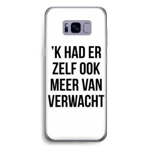 Meer verwacht: Samsung Galaxy S8 Plus Transparant Hoesje
