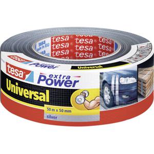 tesa UNIVERSAL 56389-00000-11 Textieltape tesa extra Power Zilver (l x b) 50 m x 50 mm 1 stuk(s)