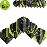 Winmau Michael van Gerwen Dartflights - 5pack Black Winmau Michael van Gerwen Dartflights - 5pack Black