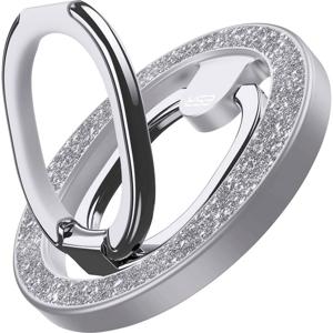ESR HaloLock Smartphone-standaard Glittereffect, Zilver Geschikt voor: iPhone 12 mini, iPhone 12, iPhone 12 Pro, iPhone 12 Pro Max, iPhone 13 mini, iPhone 13,