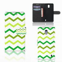 Nokia 2 | Telefoon Hoesje | Zigzag Groen
