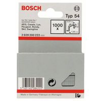 Bosch Accessories 2609200222 Nieten met plat draad Type 54 1000 stuk(s) Afm. (l x b) 14 mm x 12.9 mm - thumbnail