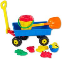 Trekkar met zandbakaccessoires 8dlg