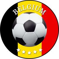 Bierviltjes Belgie - 75x stuks - voetbal - EK/WK versiering - onderzetter