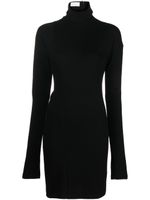 Max Mara robe courte à col montant - Noir