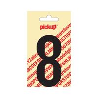 Plakcijfer Nobel 90 mm zwart 8 Pickup - Pickup