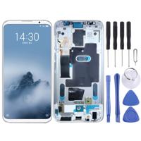 LCD-scherm en digitizer volledige montage met frame voor Meizu 16/16th/M882H/M882Q (wit)
