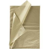 Creotime tissuepapier 50 x 70 cm goud 6 stuks - thumbnail