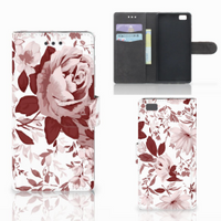 Hoesje Huawei Ascend P8 Lite Watercolor Flowers