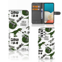 Telefoonhoesje met Pasjes voor Samsung Galaxy A53 Dinosaurus - thumbnail