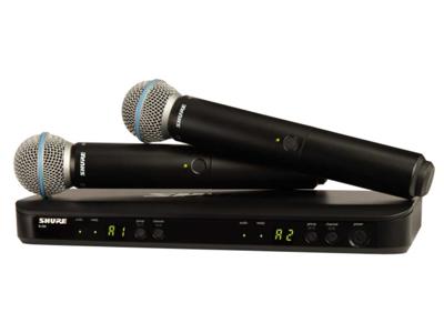 Shure BLX288 - Beta58A Dual Handheld Draadloos