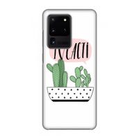 I love cacti: Volledig geprint Samsung Galaxy S20 Ultra Hoesje
