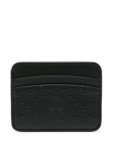 Tory Burch portefeuille à motif monogrammé - Noir