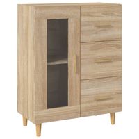 The Living Store Dressoir - 69.5 x 34 x 90 cm - Sonoma eiken