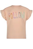 NoNo Meisjes t-shirt Follow - Kanou - Rosy zand - thumbnail