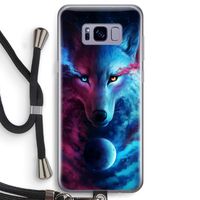 Where Light And Dark Meet: Samsung Galaxy S8 Transparant Hoesje met koord