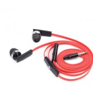 Gembird Porto Zwart, Rood Intraauraal In-ear koptelefoon