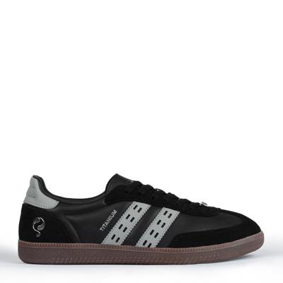 Heren Sneaker Titanium | Zwart/Lichtgrijs