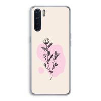 Roses are red: Oppo A91 Transparant Hoesje Roses are red: Oppo A91 Transparant Hoesje