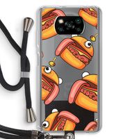 Hamburger: Xiaomi Poco X3 NFC Transparant Hoesje met koord