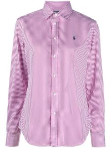 Polo Ralph Lauren chemise en coton à rayures - Violet