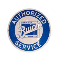 Buick Service Emaille Bord - Ø40cm Buick Service Emaille Bord - Ø40cm