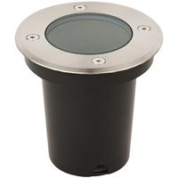 LED Grondspot - GU10 Fitting - Waterdicht IP67 - Inbouw - Rond - RVS Geborsteld LED Grondspot - GU10 Fitting - Waterdicht IP67 - Inbouw - Rond - RVS Geborsteld