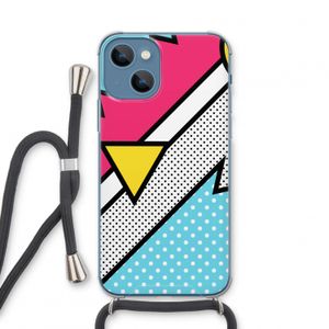 Pop Art #3: iPhone 13 mini Transparant Hoesje met koord