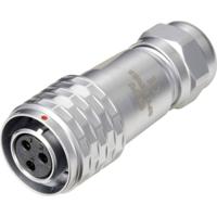 Weipu SF1210/S3 I Ronde connector Koppeling, recht Totaal aantal polen: 3 Serie (ronde connectoren): SF12 1 stuk(s)